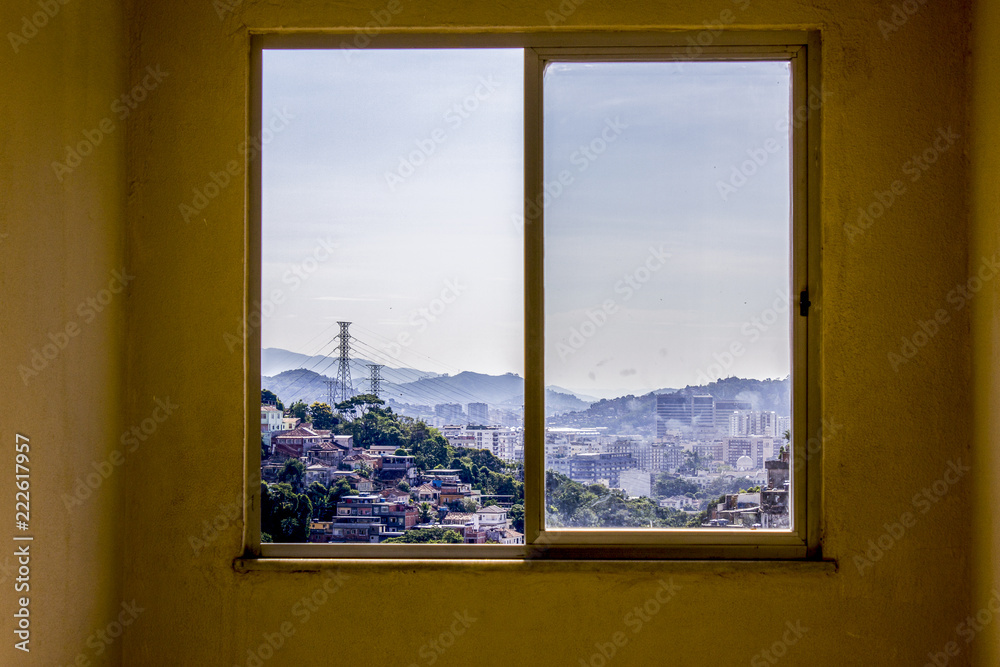Fototapeta premium Details of the hill of pleasures in Rio de Janeiro - brazil
