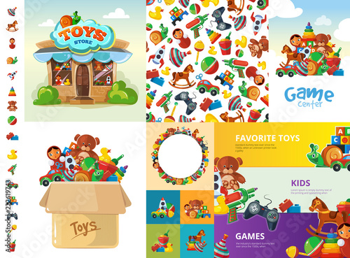 toys cartoon collection funny games for children