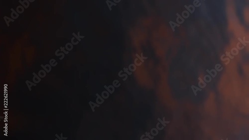 Abstract backgroud with waving orange spots
