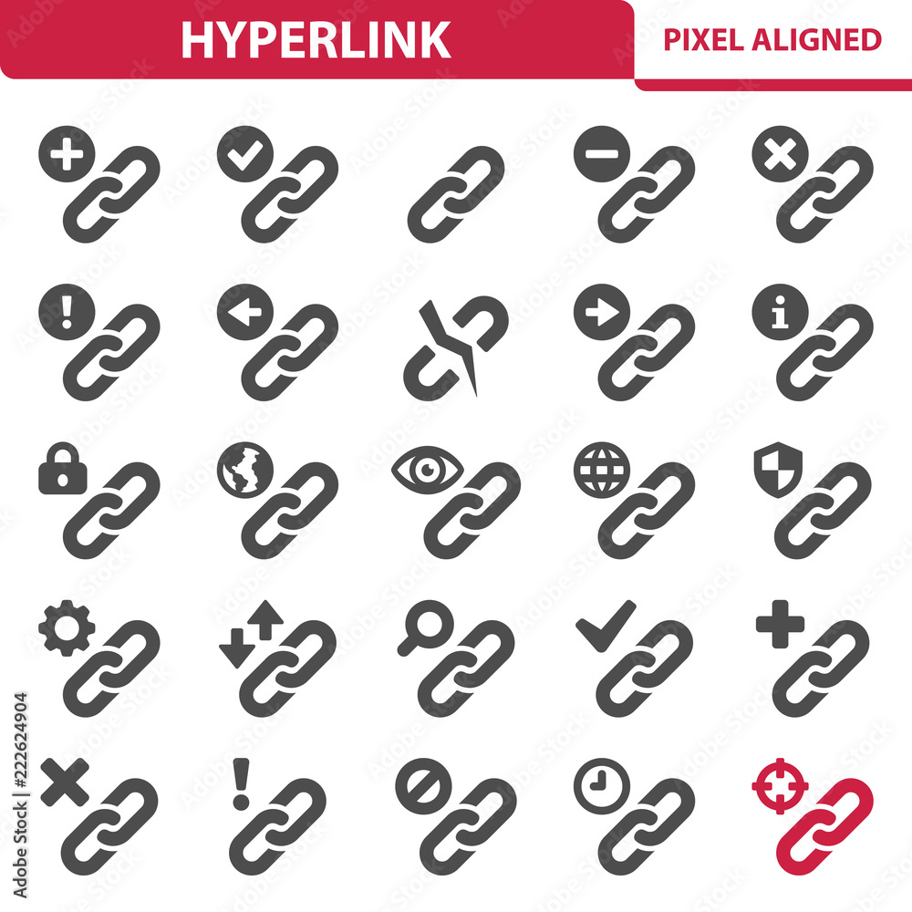 Hyperlink Icons Hyperlink Icons