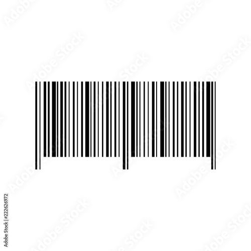 Barcode icon vector