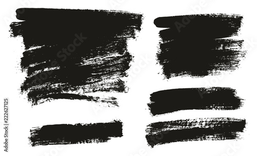 Paint Brush Background High Detail Abstract Vector Background Set 136