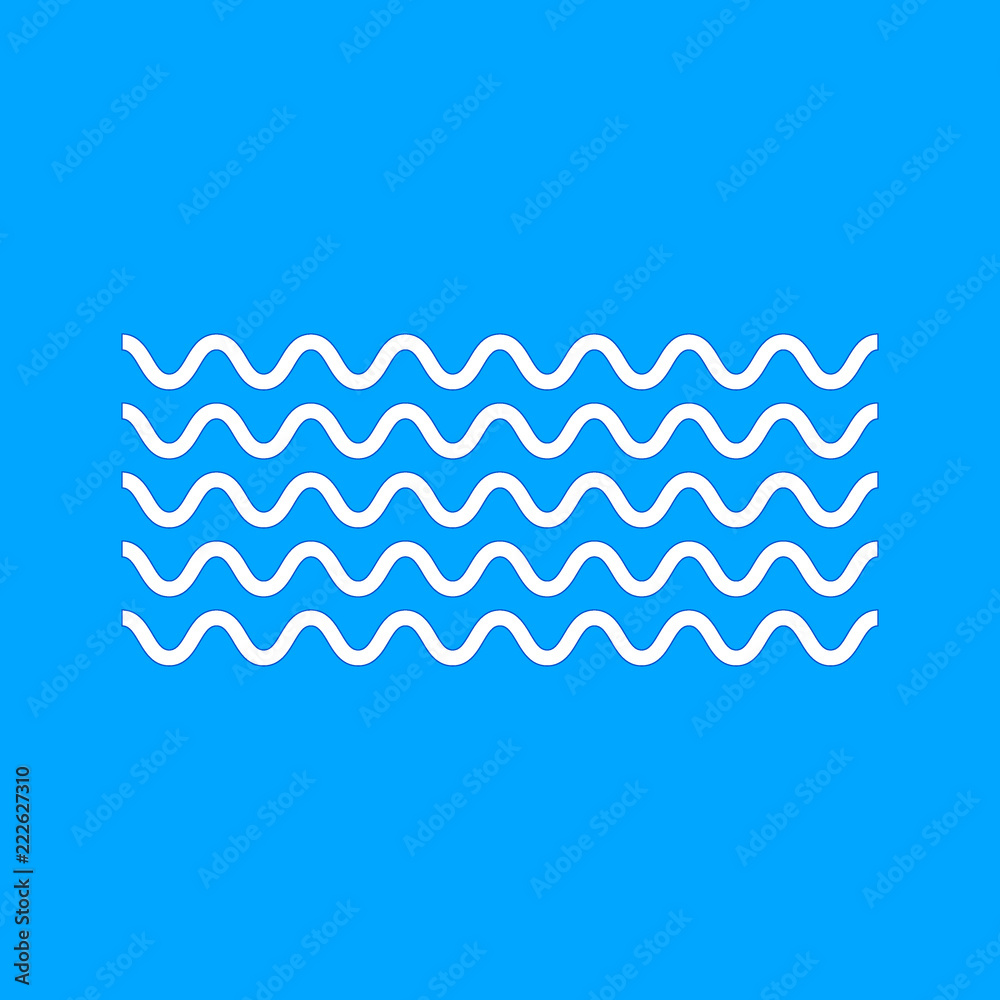 Wave icon vector . Vector abstract background Wave icon vector . Vector abstract background
