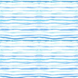 Watercolor stripes seamless pattern.
