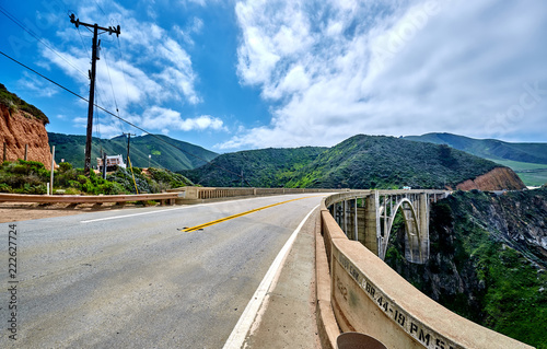 Bixby Creek Bridge on Highway 1, California