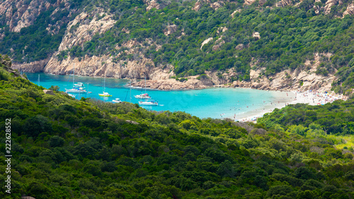 Plage de Roccapina, Corsica, in summer © naturenow