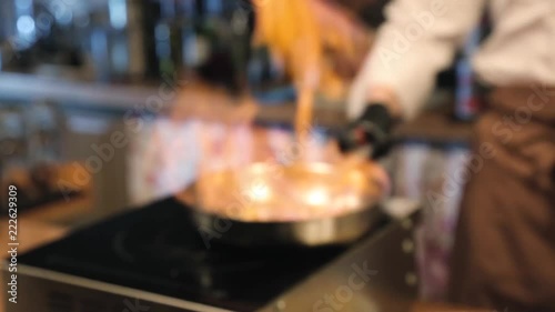 the Flambeau cooking restaurant