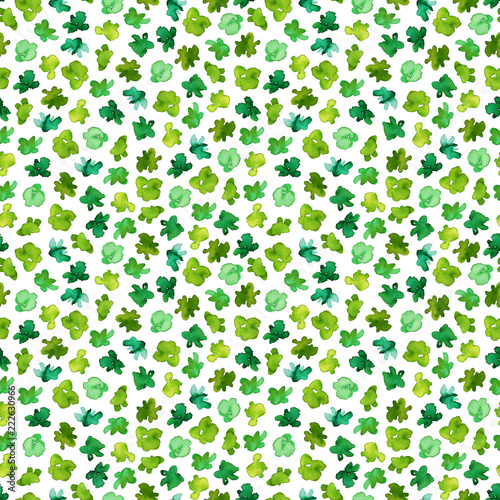 Green seamless pattern.