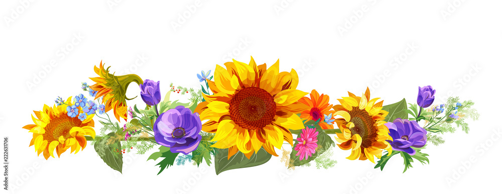 August Border Clip Art