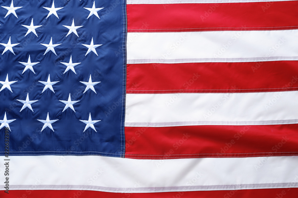American flag as background, top view. National symbol American flag as background, top view. National symbol