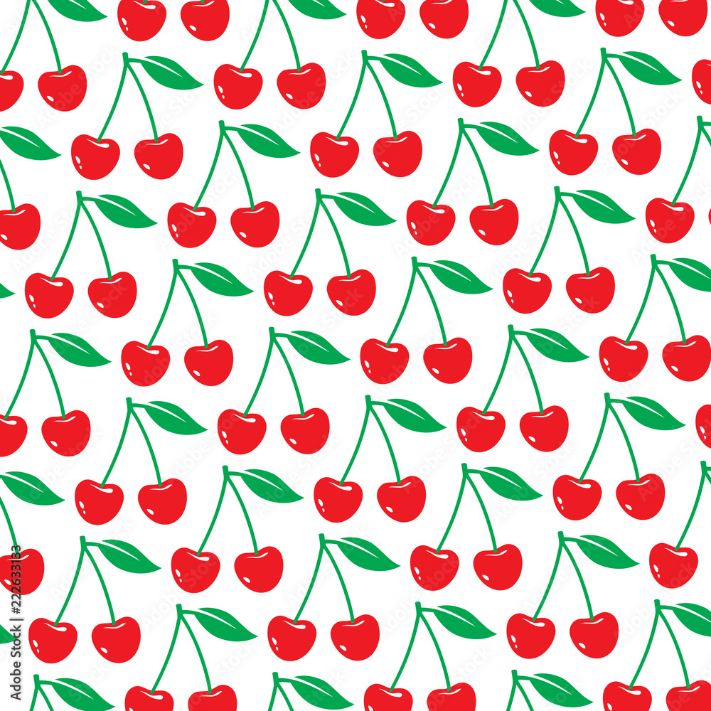 background pattern with cherry background pattern with cherry