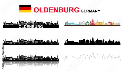 Oldenburg, großes Set