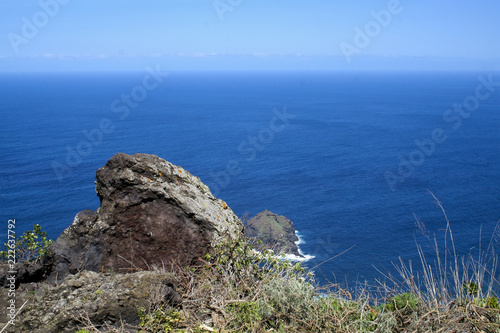 The coast of Tenerife  north of the island. Canary Islands.
