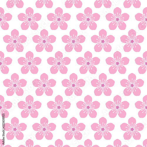 cherry blossom background pattern