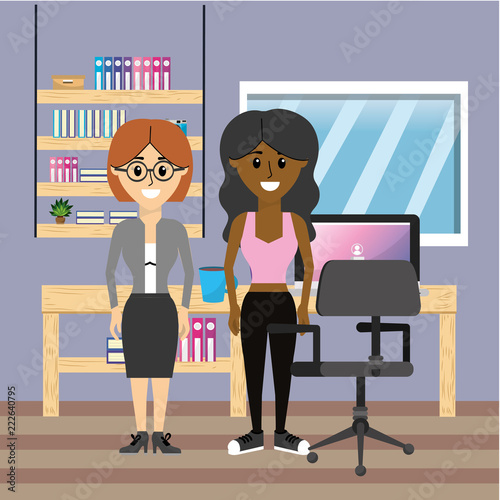 Business  coworkers at office