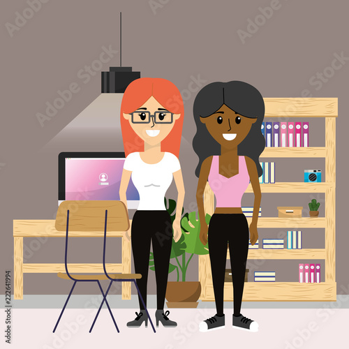 Business  coworkers at office