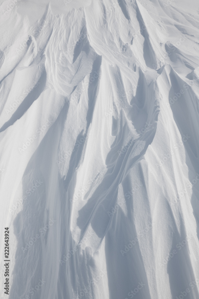 Obraz premium windpacked snow