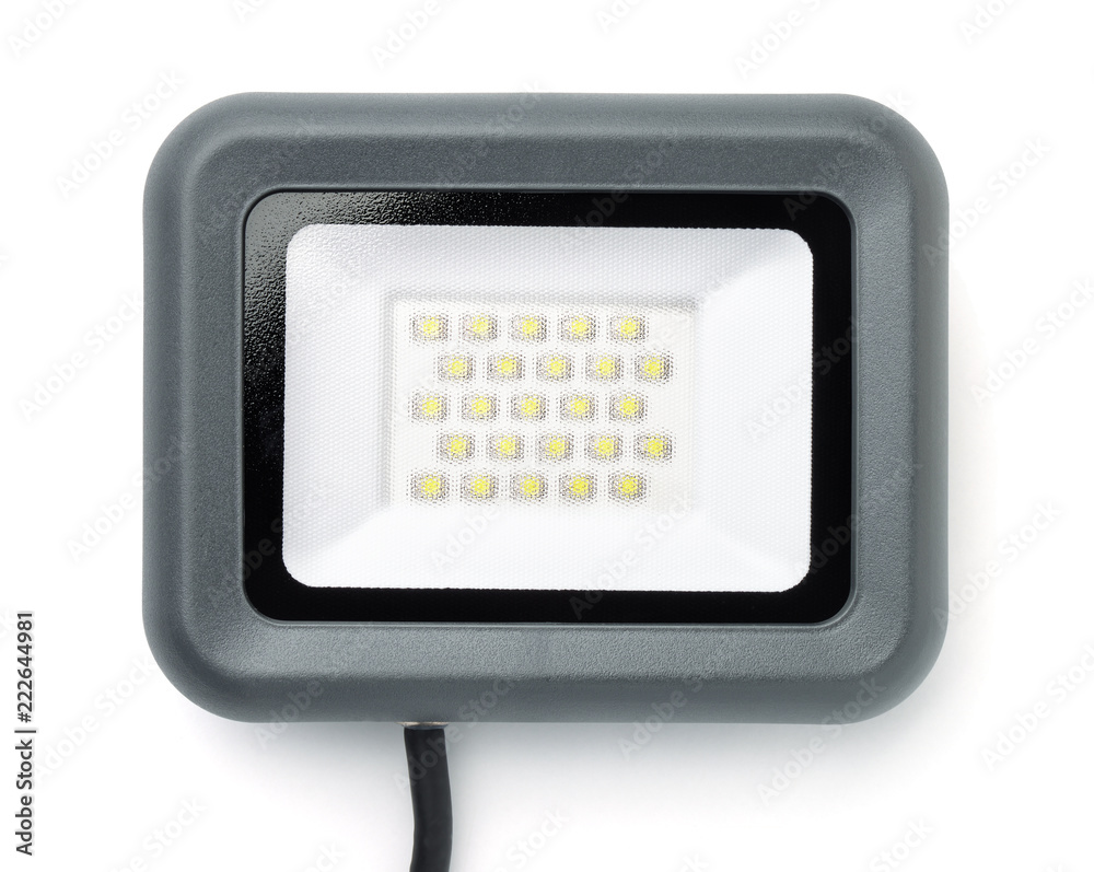 Front view of wall LED flood ligh Front view of wall LED flood ligh