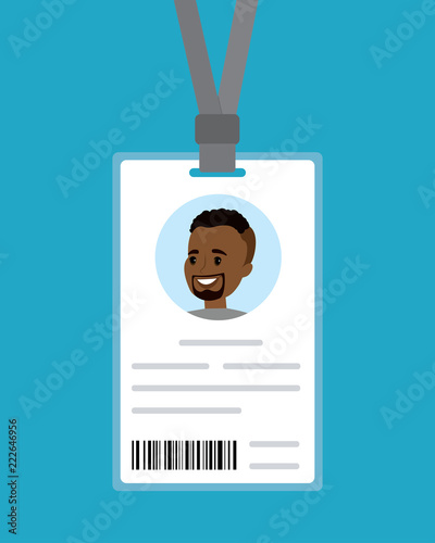 identification card for businessman