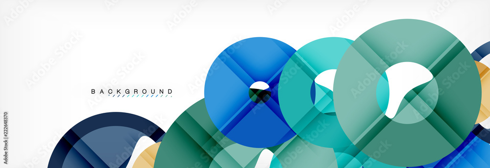 Geomtric modern backgrounds, rings abstract template Geomtric modern backgrounds, rings abstract template