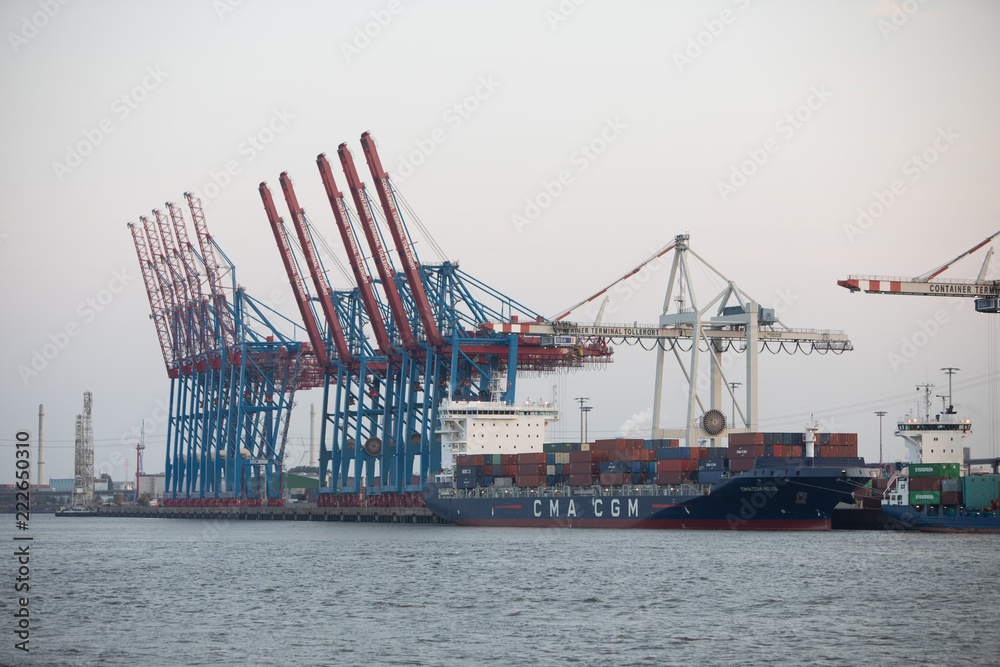 Fototapeta premium container cranes