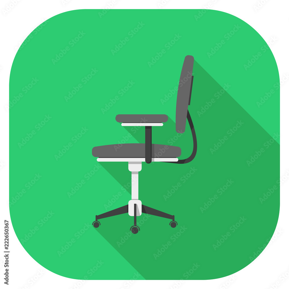 Flat Office Chair Icon
Contemporary business equipment. Flat Office Chair Icon
Contemporary business equipment.