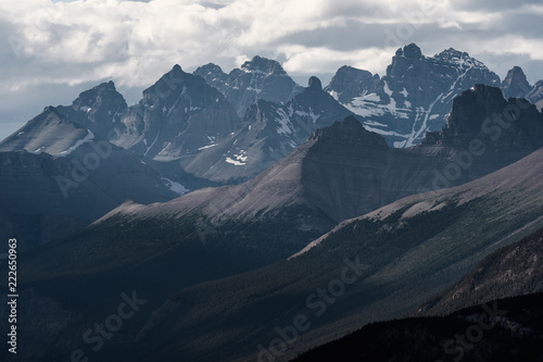 Dramatic landscape along the Icefields Parkway  Canada