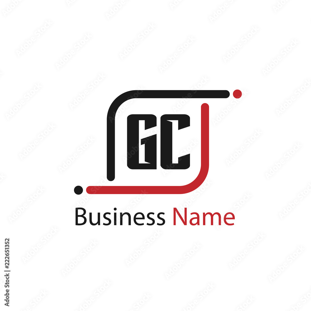 Initial Letter GC Logo Template Design Initial Letter GC Logo Template Design