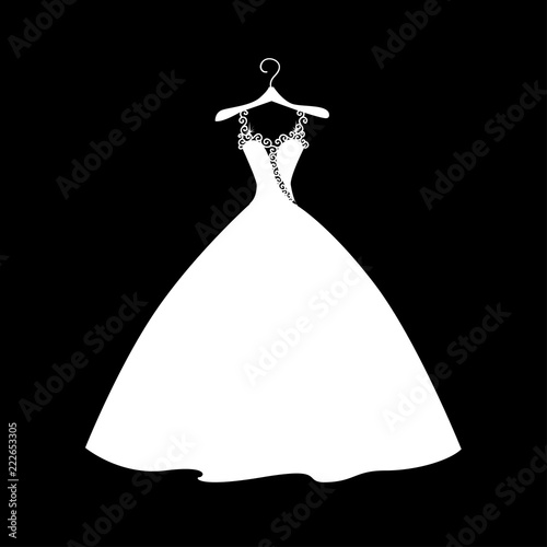 Wedding dress silhouette