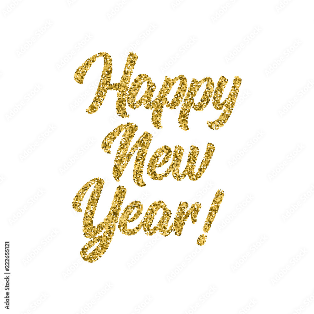 Happy new year lettring Happy new year lettring