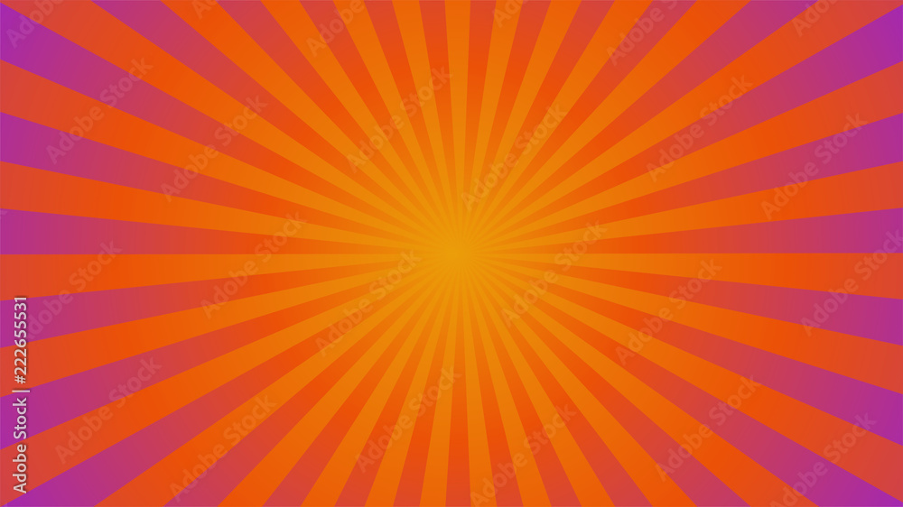 sunburst ray vector gradient color background - Halloween theme