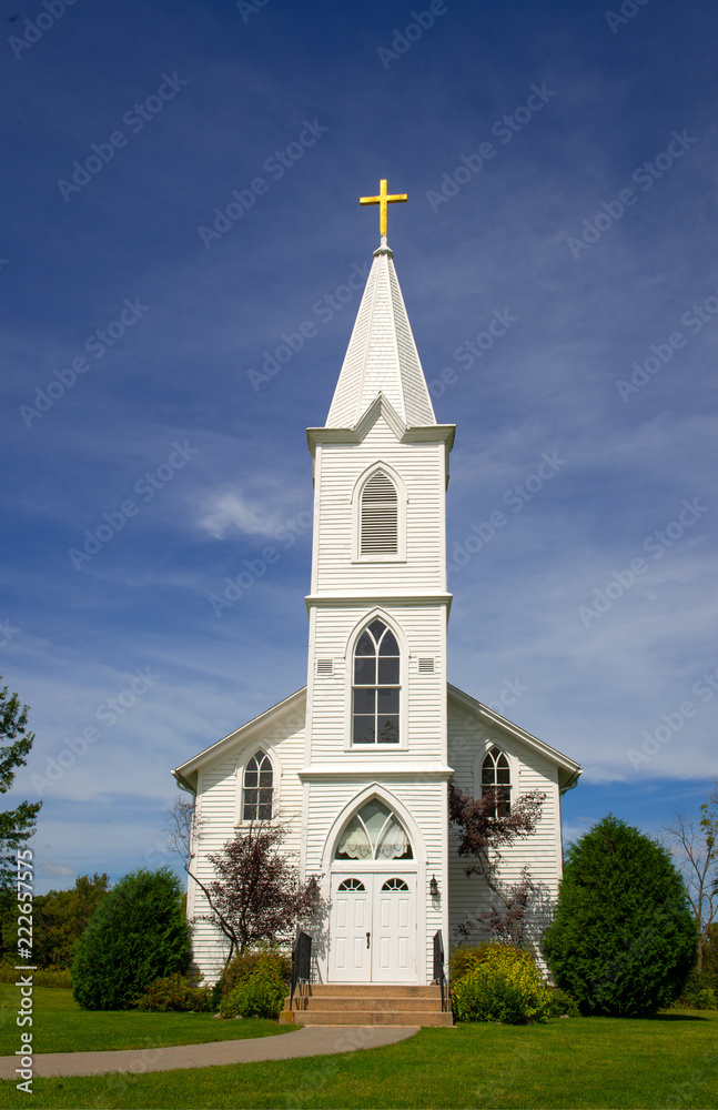 Rural church in western Illinois