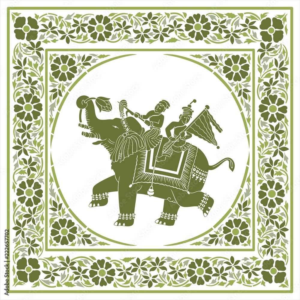 Obraz premium Elephant, festival , Jaipur, Royal Rajasthan, India, Asia