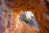 Stone Tunnel on the path down Grand Canyon