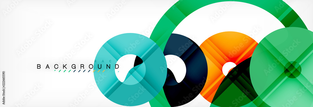 Geomtric modern backgrounds, rings abstract template Geomtric modern backgrounds, rings abstract template