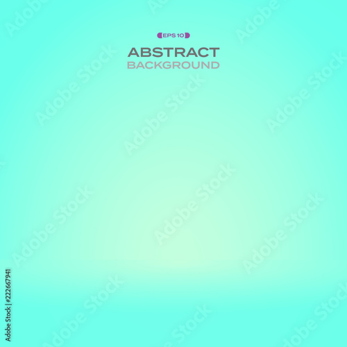 Abstract of clean gradient mint color background.