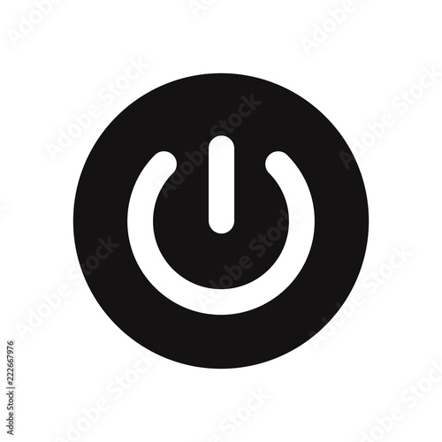 Power button icon vector illustration
