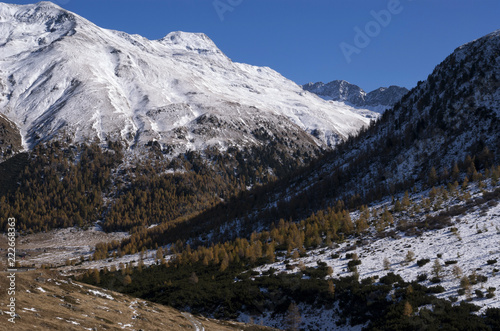 Snow covered mountains © jstuij