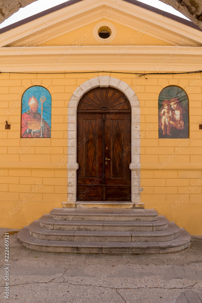 Fototapeta premium Street in town Krk, island Krk, Croatia