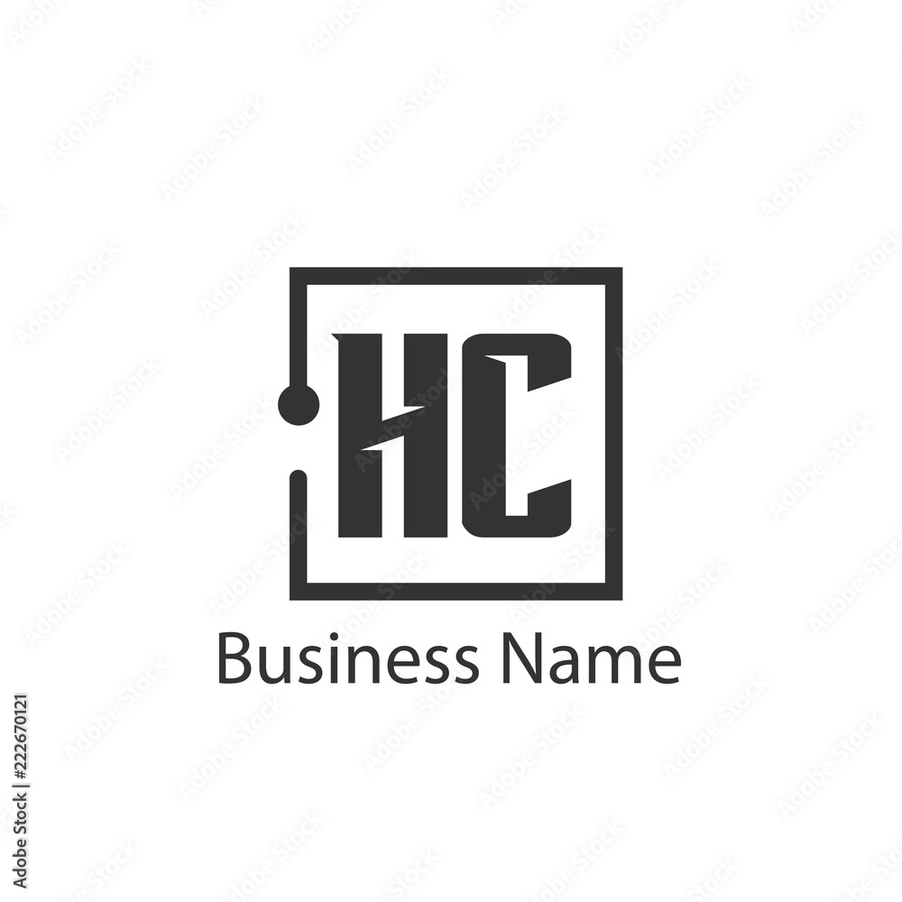 Initial Letter HC Logo Template Design Initial Letter HC Logo Template Design