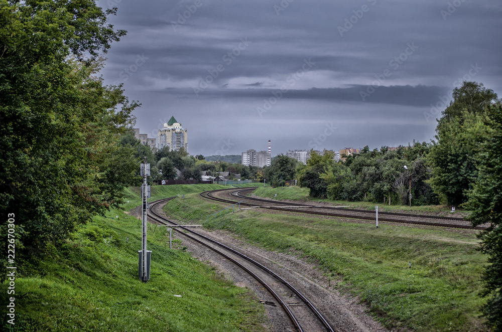 Fototapeta premium Railways in