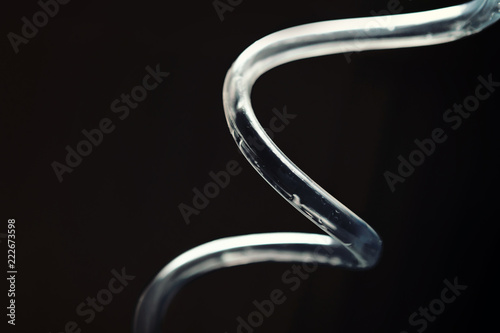 Peritoneal dialysis tube from dialysis fluid