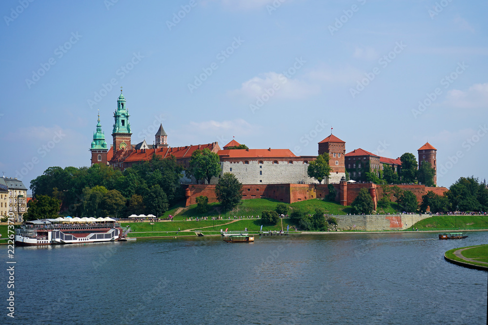 Wawel Royal Castle in summer