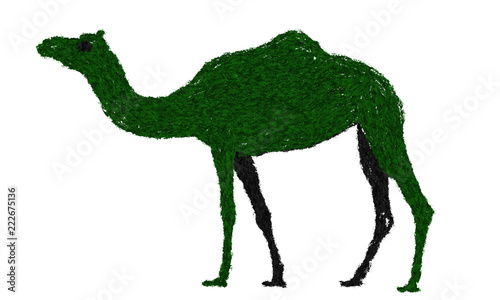 illustrated camel sign