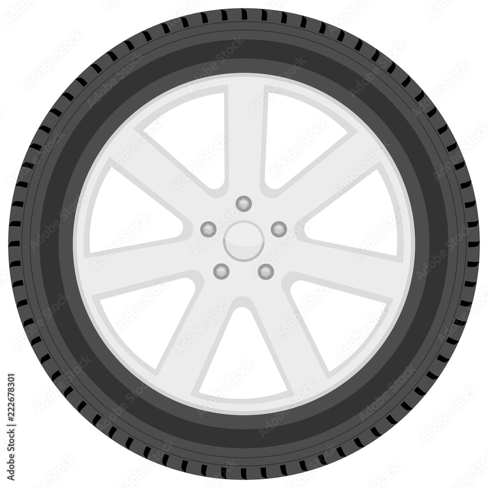 Car wheel vector Car wheel vector