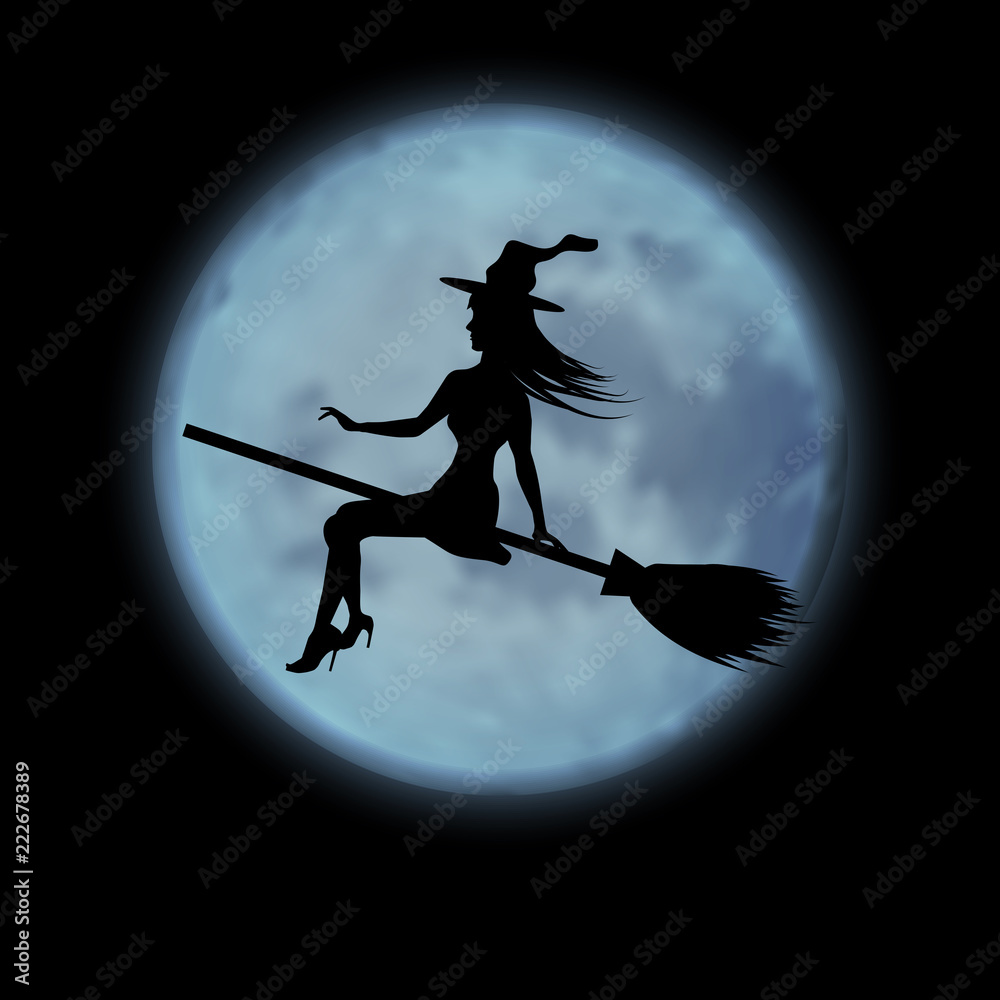 witch black wallpaper