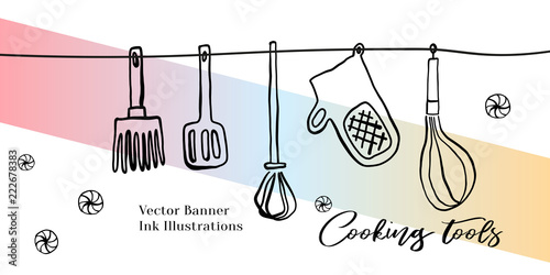 Confectionery emblem black ink line art vector icon for sweet shop sign and cafe app.