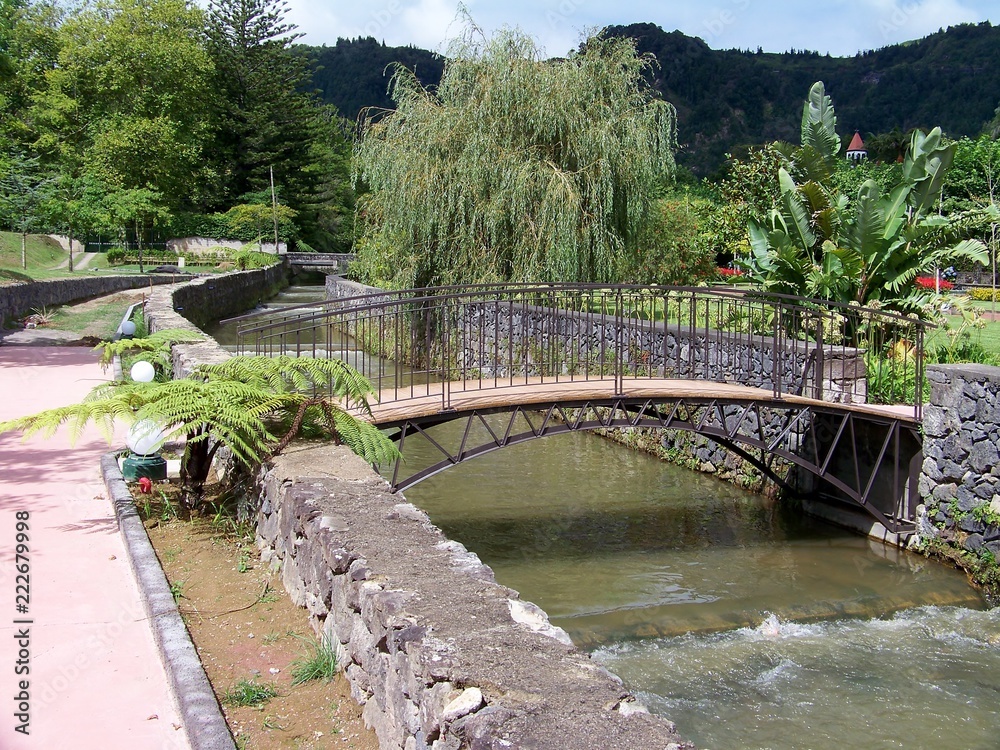 Fototapeta premium Paisagem das Furnas, São Miguel, Açores, Portugal