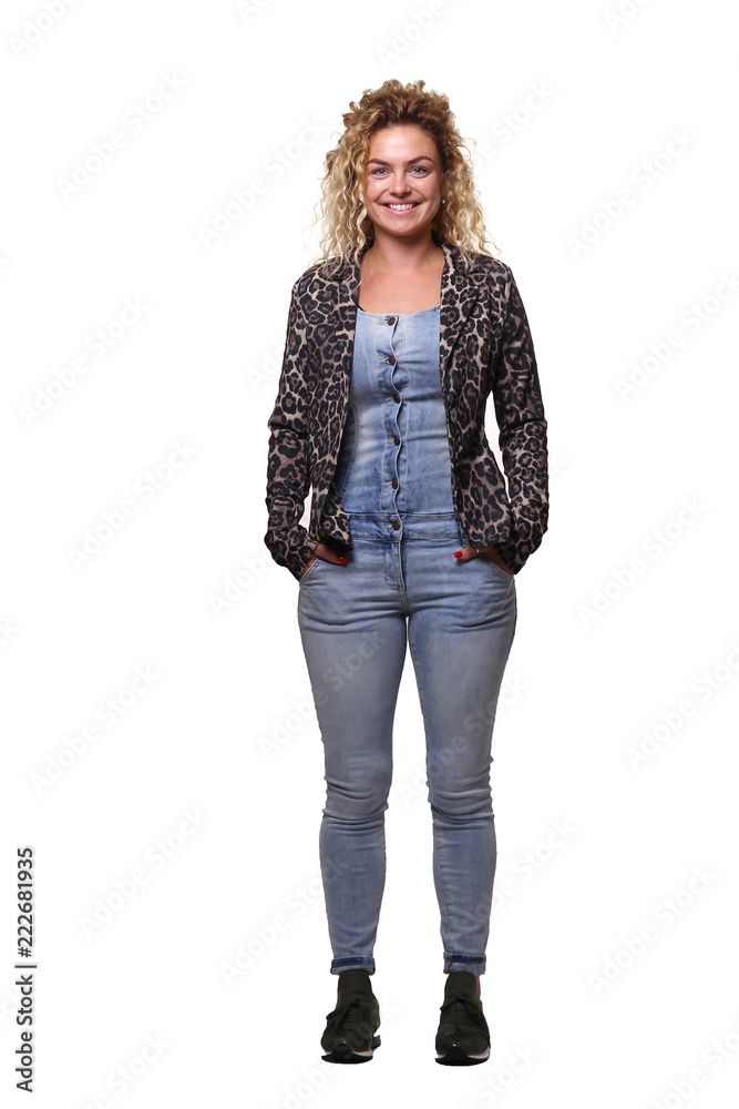 Beautiful caucasian curly woman Beautiful caucasian curly woman