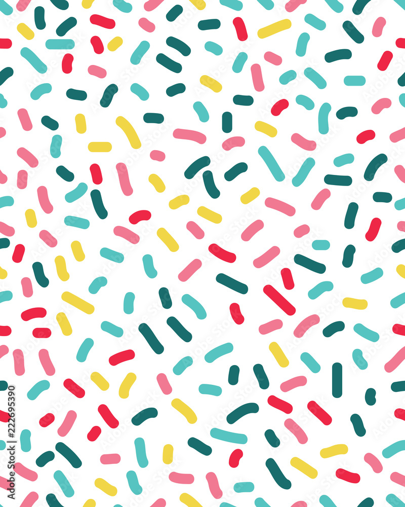Seamless pattern with confetti on a white background Seamless pattern with confetti on a white background